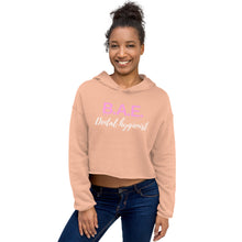 Load image into Gallery viewer, Brown And Educated Crop Hoodie
