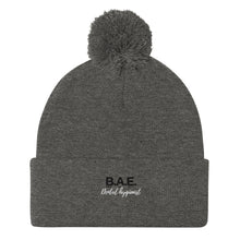 Load image into Gallery viewer, Brown And Educated Pom-Pom Beanie