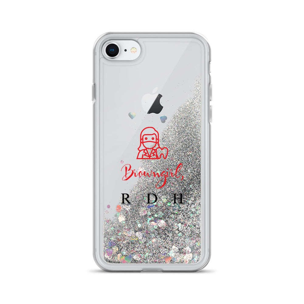 BrownGirl,RDH Liquid Glitter Phone Case