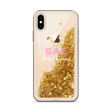 Load image into Gallery viewer, Brown And Educated Liquid Glitter Phone Case
