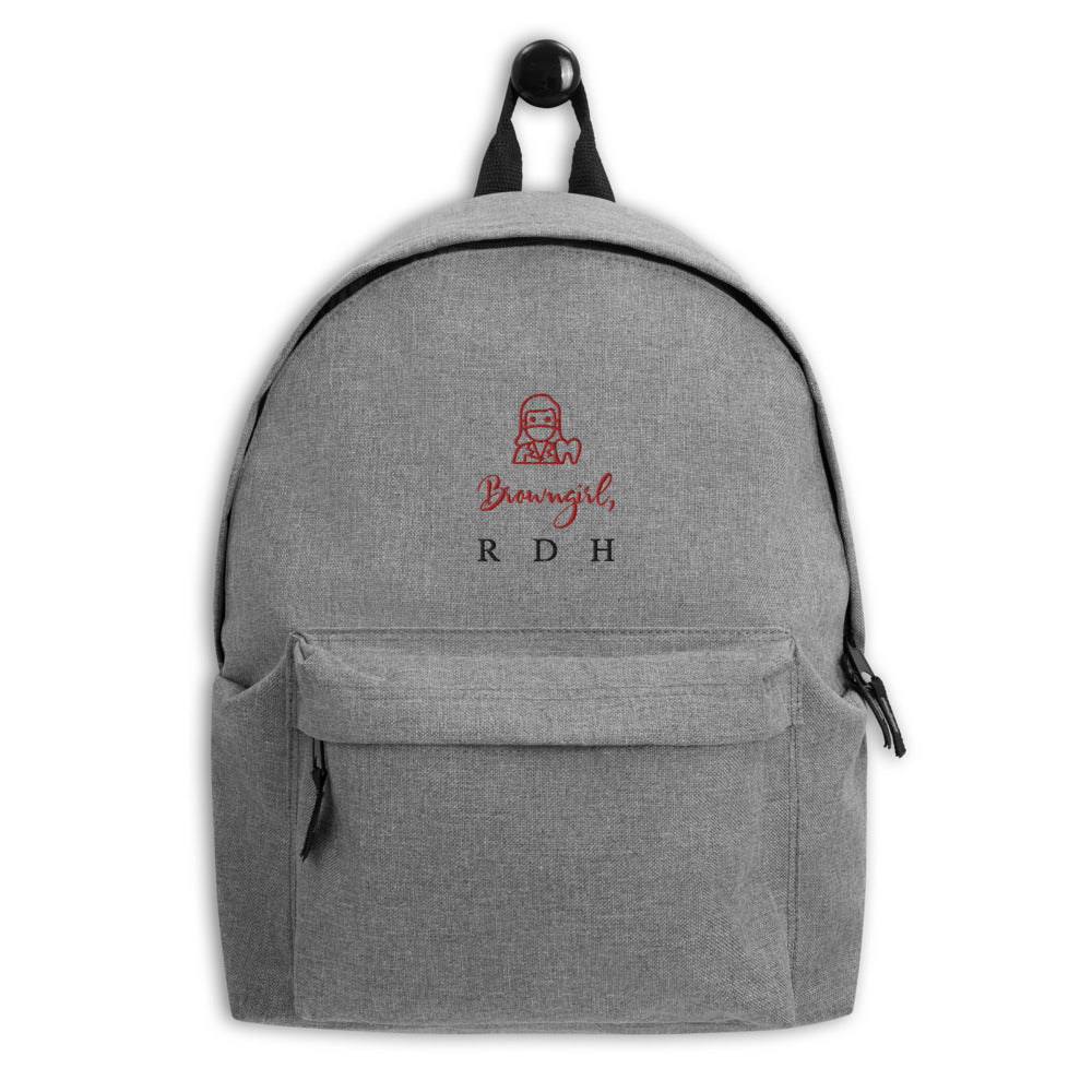BrownGirl, RDH Embroidered Backpack