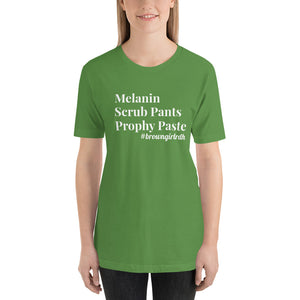 Melanin Scrub Pants Prophy Paste Short-Sleeve Unisex T-Shirt