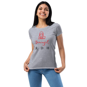 BrownGirl,RDH Women’s fitted t-shirt